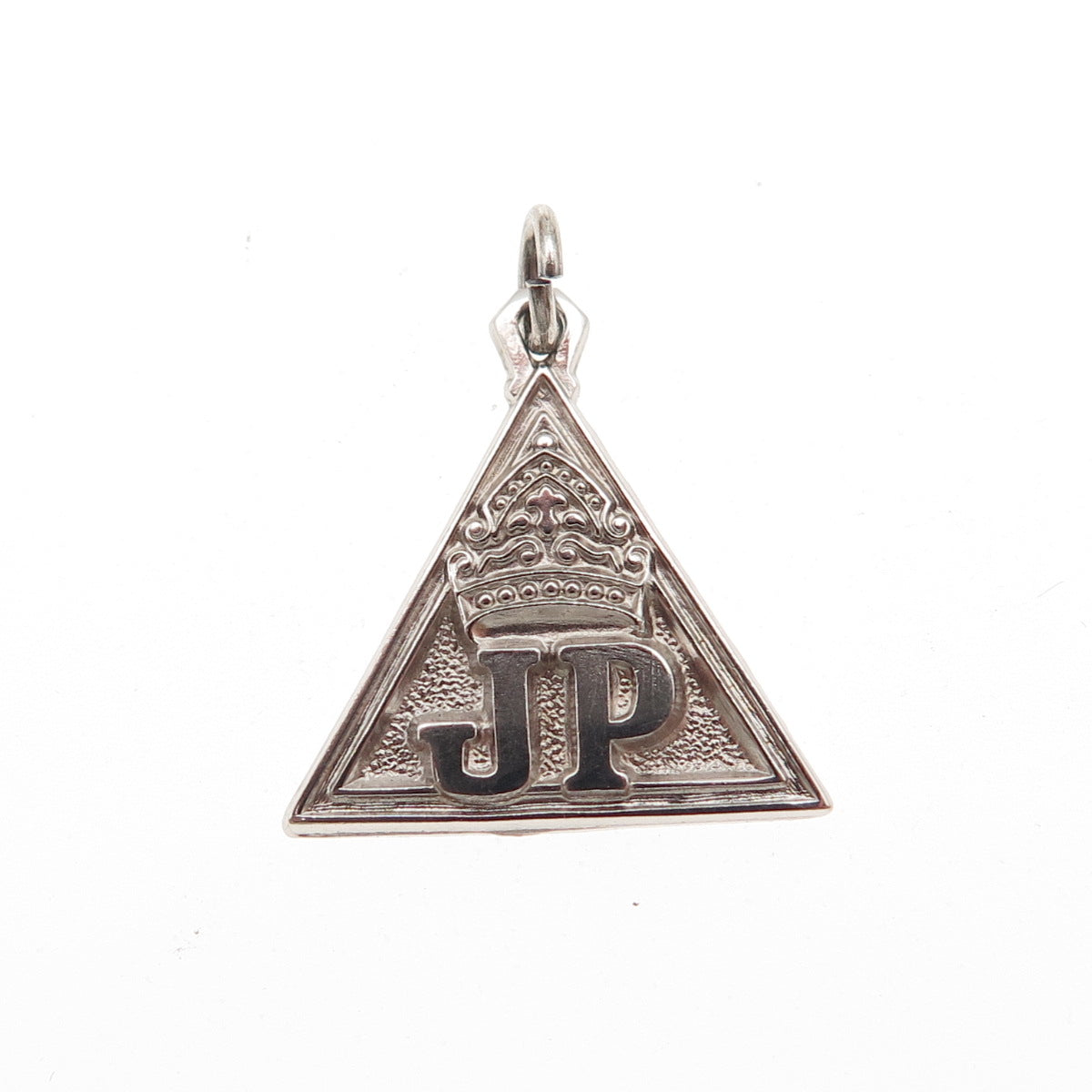 MORGANS 925 Sterling Silver Vintage Job's Daughters Mini Charm Pendant