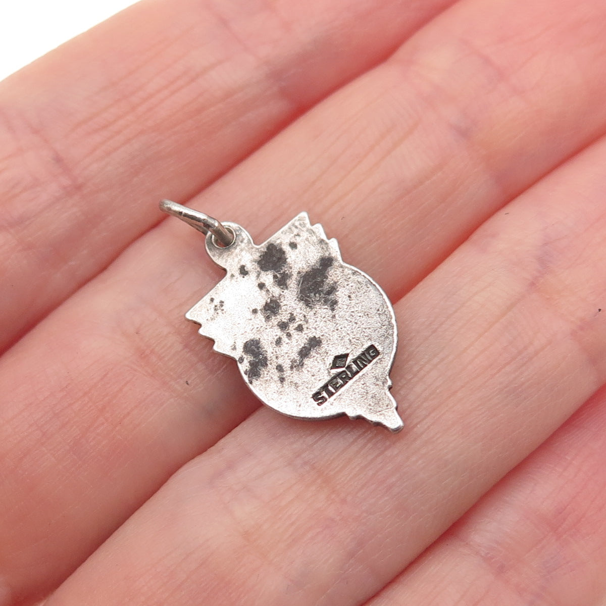 BATES & KLINKE Sterling Silver Antique Art Deco Colorado Pikes Peak Mini Pendant