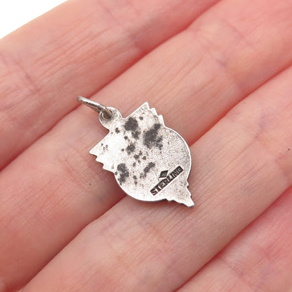 BATES & KLINKE Sterling Silver Antique Art Deco Colorado Pikes Peak Mini Pendant