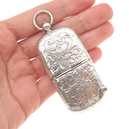 Robert Chandler 925 Sterling Silver Antique 1903 Birmingham Coin / Vesta Case