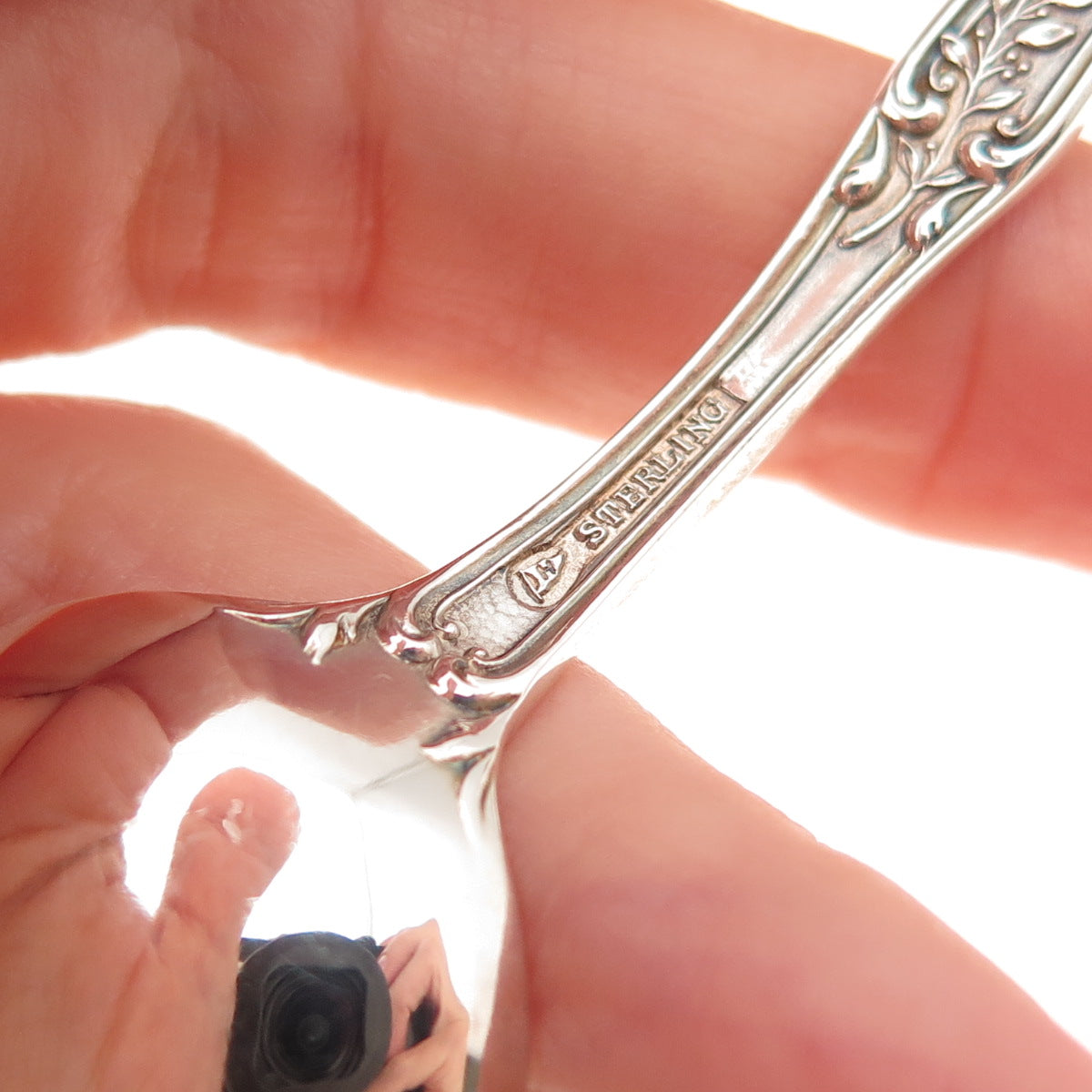 Mechanics 925 Sterling Antique Art Deco St. Paul's Church Norfolk VA Tea Spoon