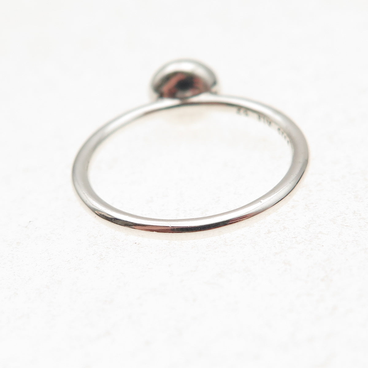 Pandora 925 Sterling Silver Lab-Created Ruby January Birthstone Ring Size 6