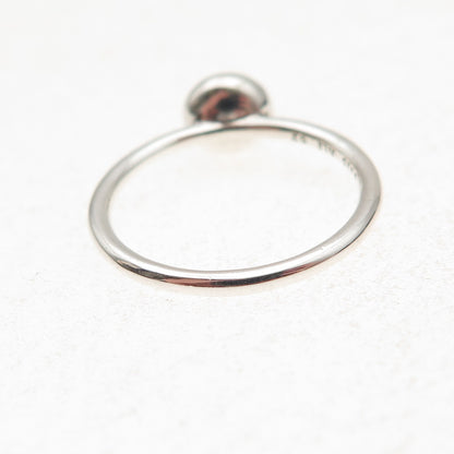 Pandora 925 Sterling Silver Lab-Created Ruby January Birthstone Ring Size 6