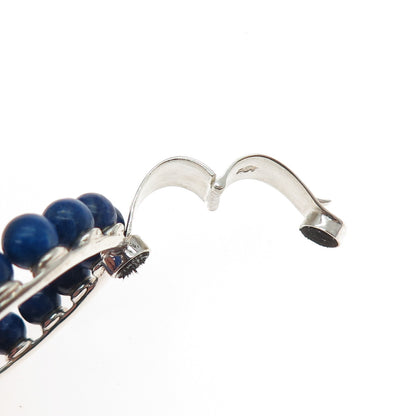 Jay King Desert Rose Sterling Silver Vintage Real Lapis Circle of Life Pendant