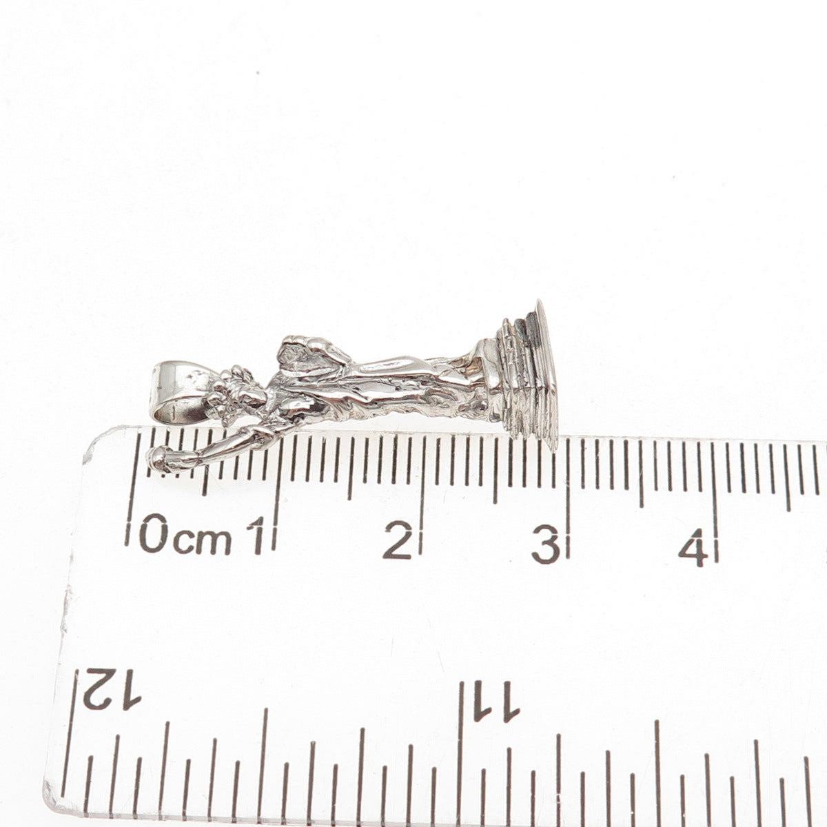 925 Sterling Silver Vintage Statue of Liberty 3D Charm Pendant