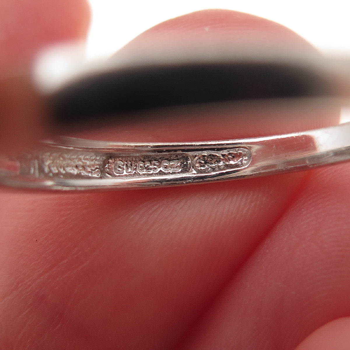 925 Sterling Silver Tapered Baguette-Cut C Z Band Ring Size 10.25