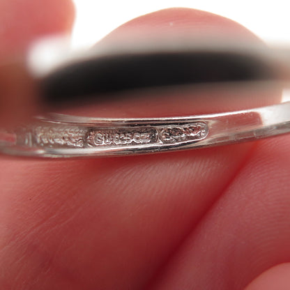 925 Sterling Silver Tapered Baguette-Cut C Z Band Ring Size 10.25
