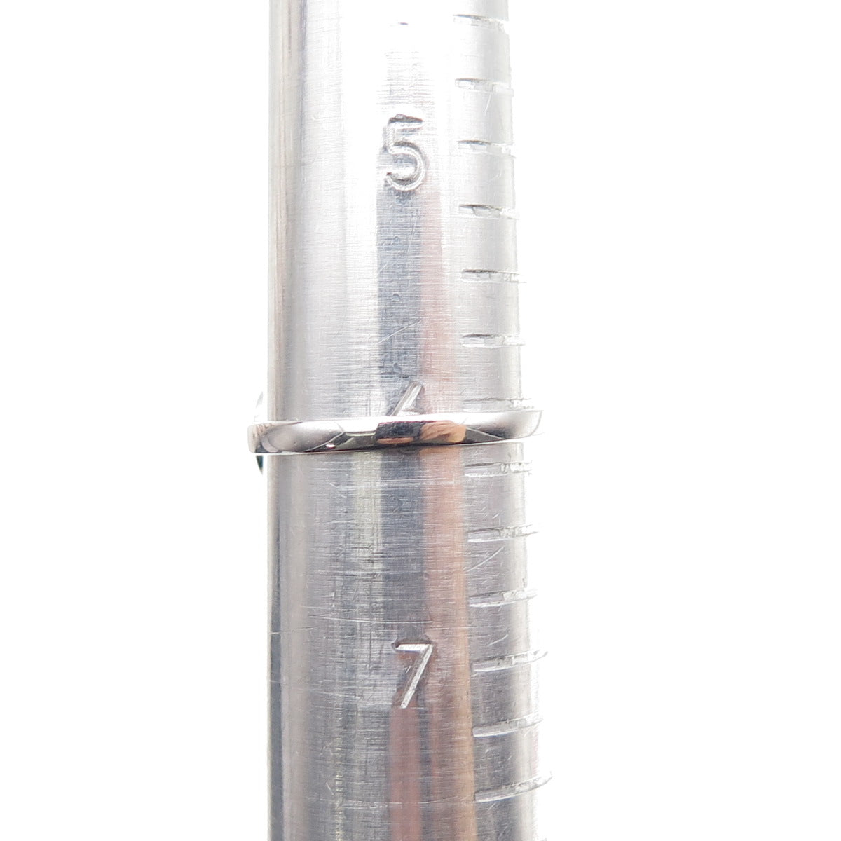 925 Sterling Silver Round-Cut C Z Infinity Ring Size 6.25