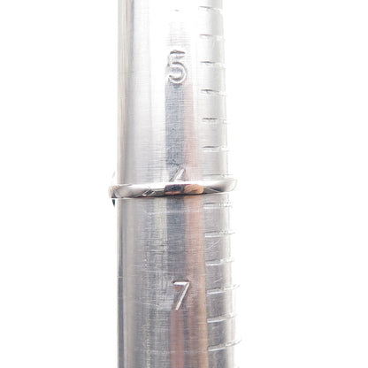 925 Sterling Silver Round-Cut C Z Infinity Ring Size 6.25