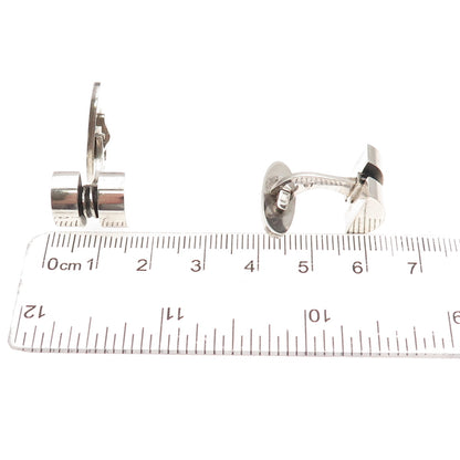Georg Jensen 925S Sterling Silver Vintage Denmark Modernist Cufflinks #67