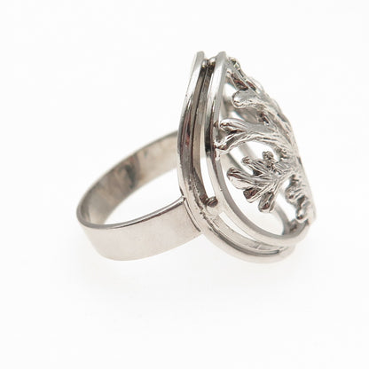 Tahara 925 Sterling Silver Vintage Tree of Life Oxidized Ring Size 9.75