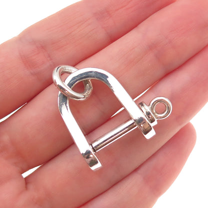 Tiffany & Co. 925 Sterling Silver Vintage Horseshoe Key Chain Ring
