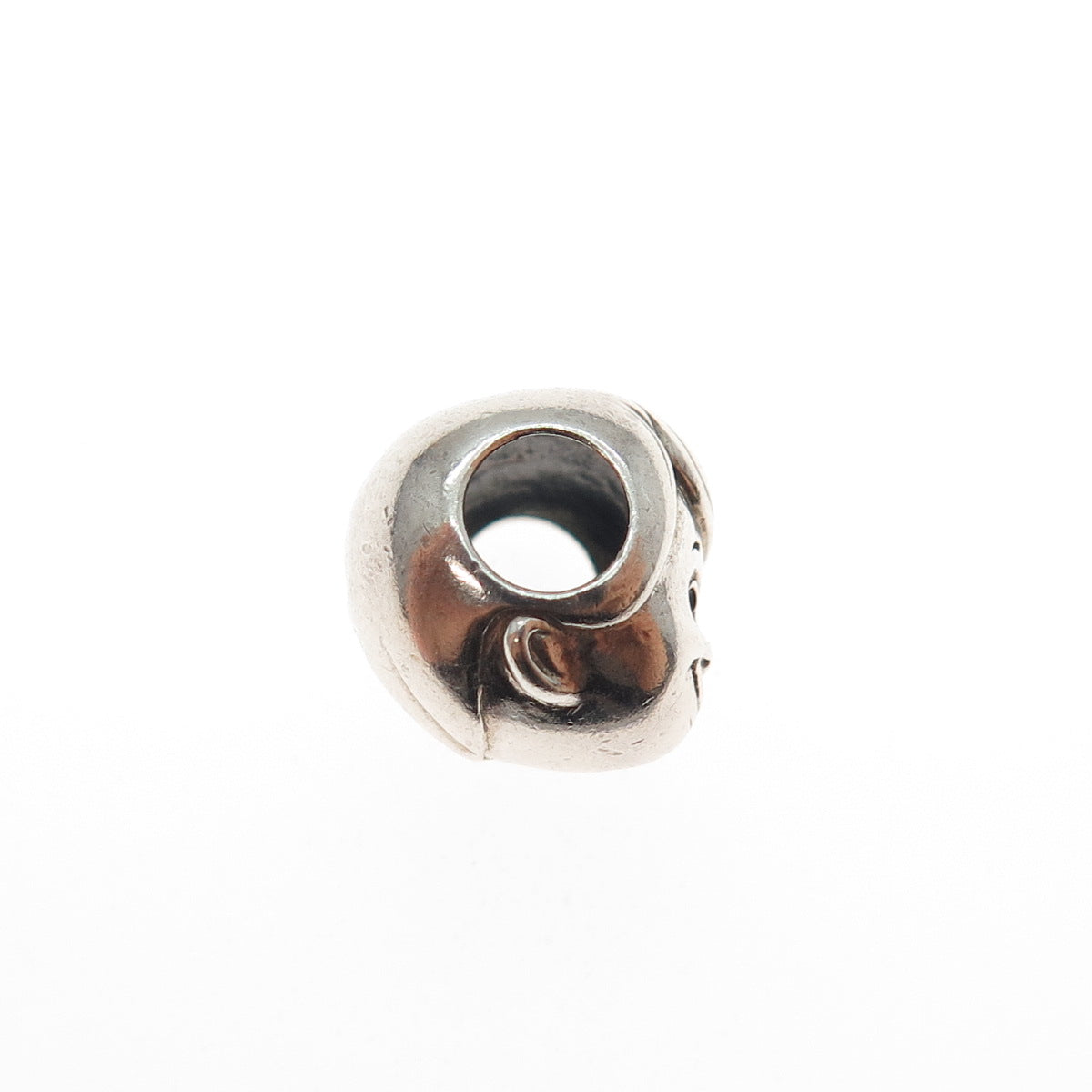Reflection Beads 925 Sterling Silver Little Boy's Head Slide Bead Charm