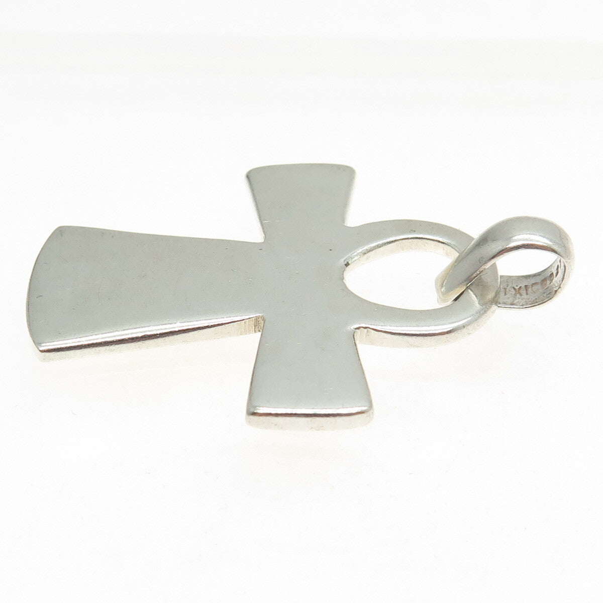 925 Sterling Silver Vintage Mexico Egyptian Ankh Pendant