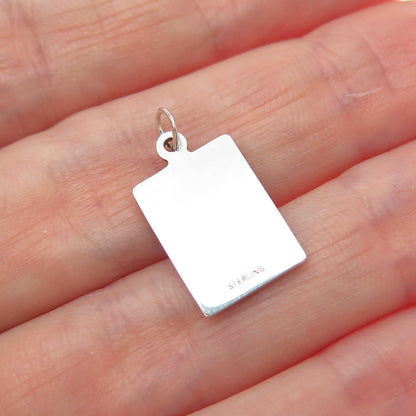 925 Sterling Silver Enamel Frozen Margarita Is The Day Minimalist Charm Pendant