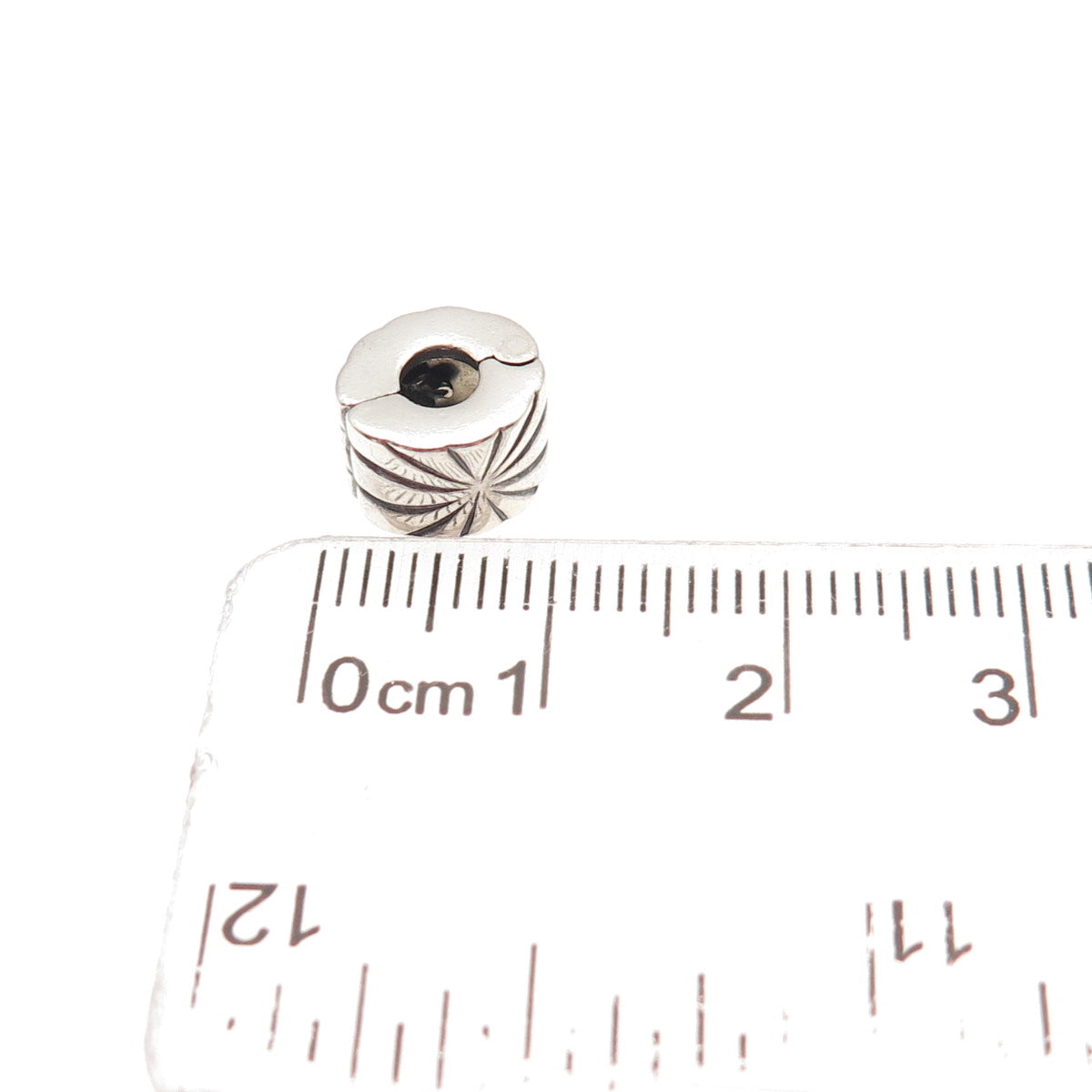 PANDORA 925 Sterling Silver Sunburst Clip Charm
