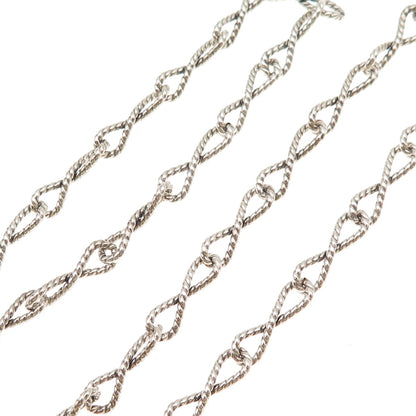 Carolyn Pollack & American West 925 Sterling Vintage Infinity Chain Necklace 18"