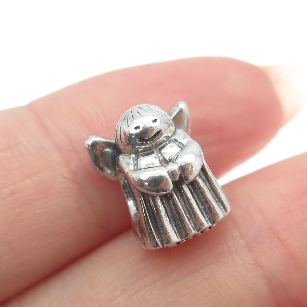 PANDORA 925 Sterling Silver Christmas Angel Bead Charm