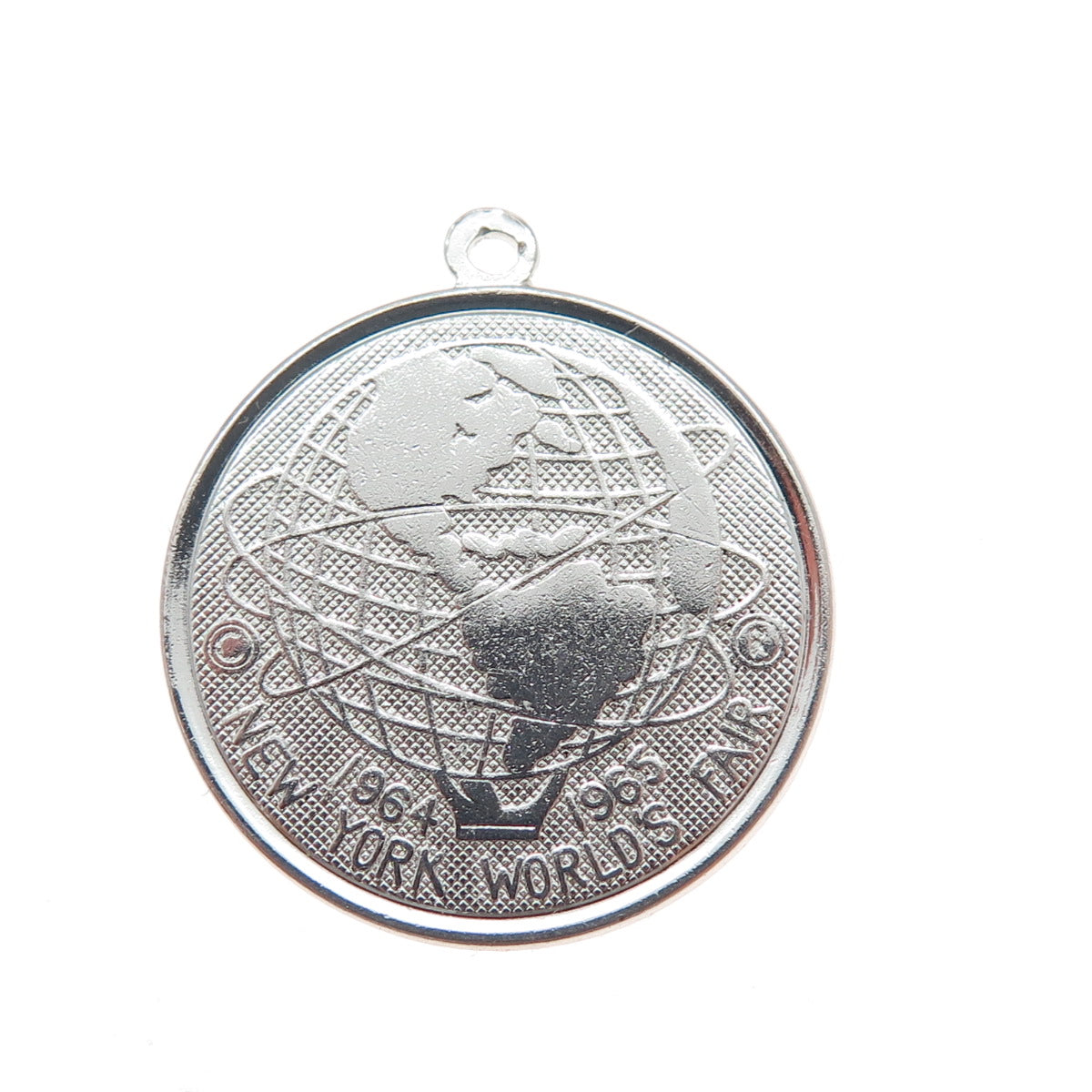 925 Sterling Silver Vintage 1961 CWC New York World's Fair Charm Pendant
