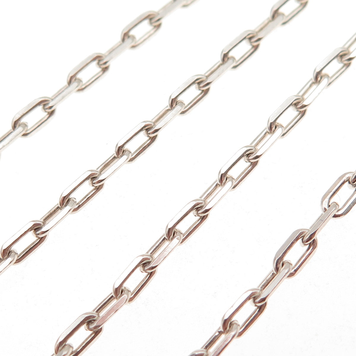 925 Sterling Silver Vintage Italy Cable Chain Necklace 20"