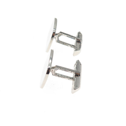 925 Sterling Silver Vintage Engraved Letter G Initial Cufflinks