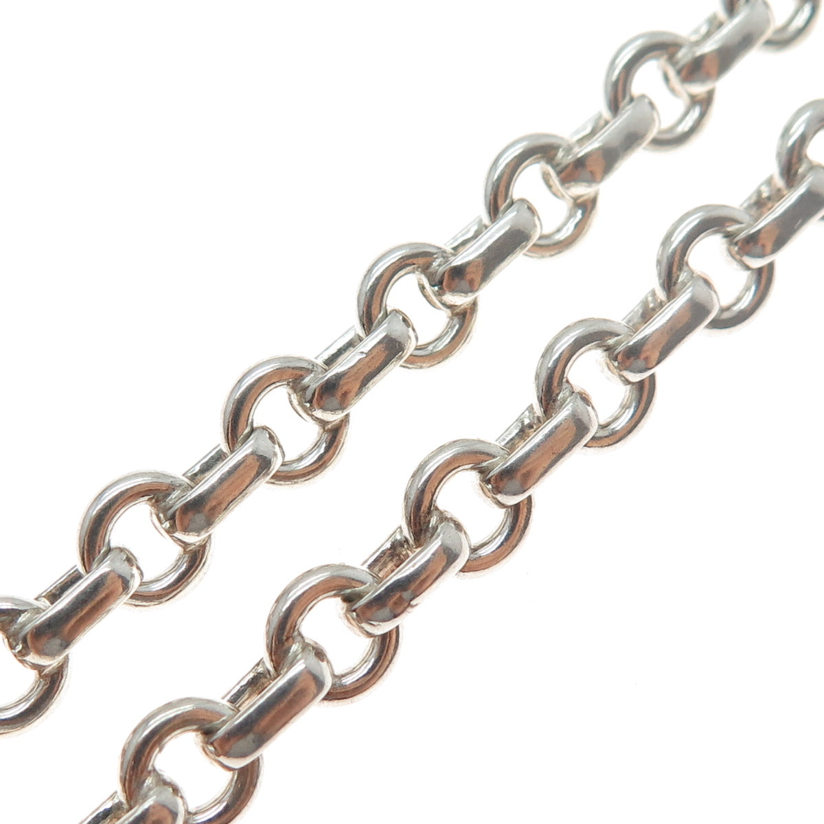 TIFFANY & CO. 925 Sterling Silver Vintage Italy Cable Chain Necklace 16"