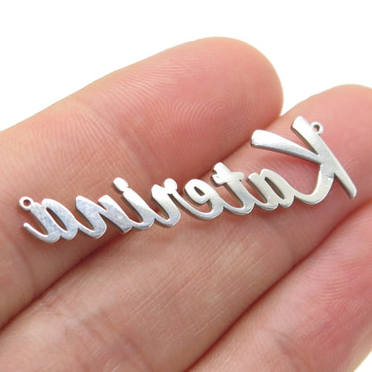 925 Sterling Silver "Katerina" Personalized Centerpiece Pendant