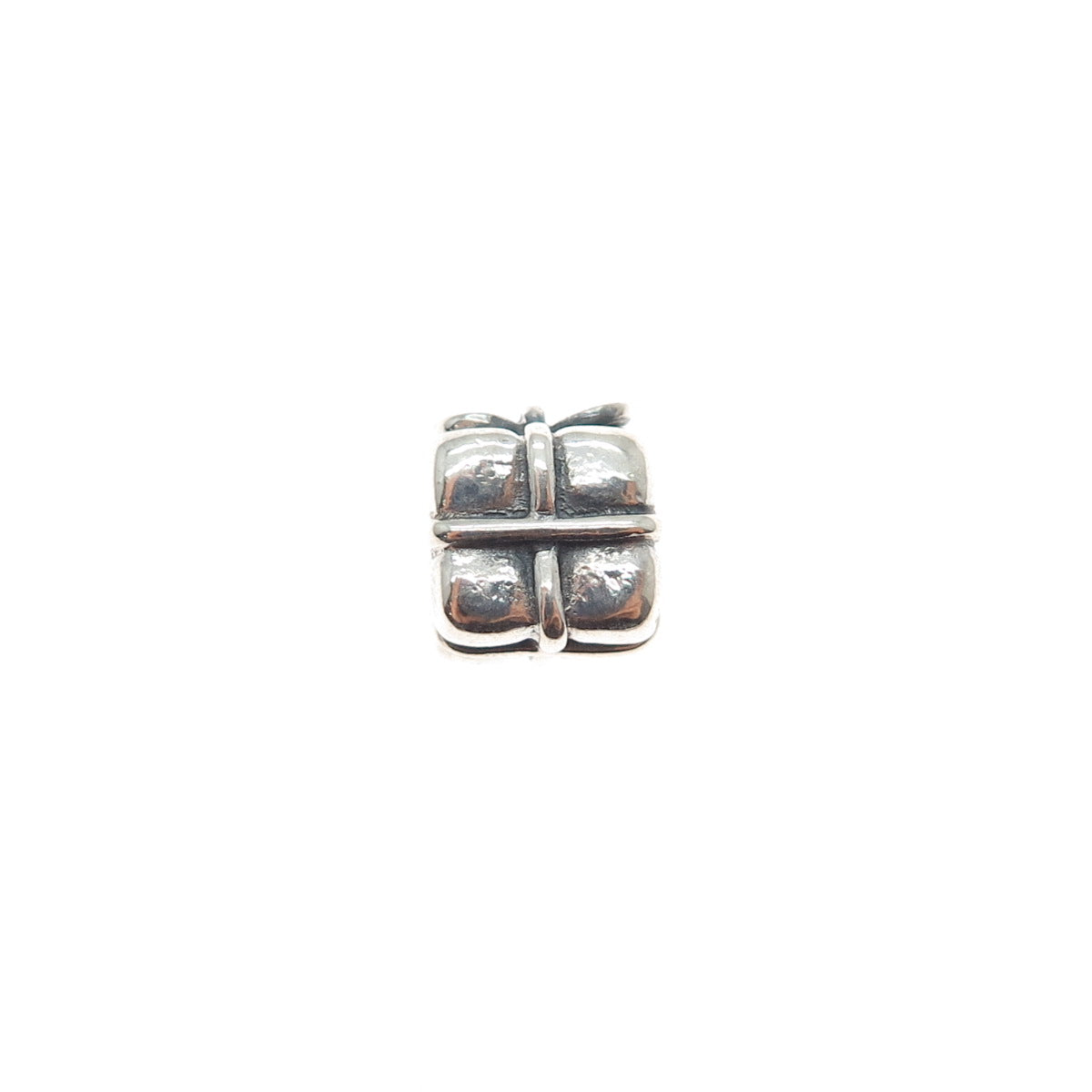 PANDORA 925 Sterling Silver Gift Box Slide Bead Charm