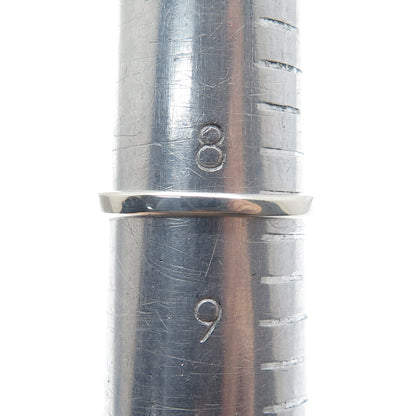 925 Sterling Silver Real Round-Cut Diamond Sparkle Ring Size 8.5