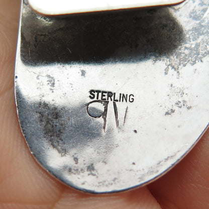 Nelson Piaso Navajo Old Pawn 925 Sterling Silver Vintage Cocoon Tribal Bolo Tie