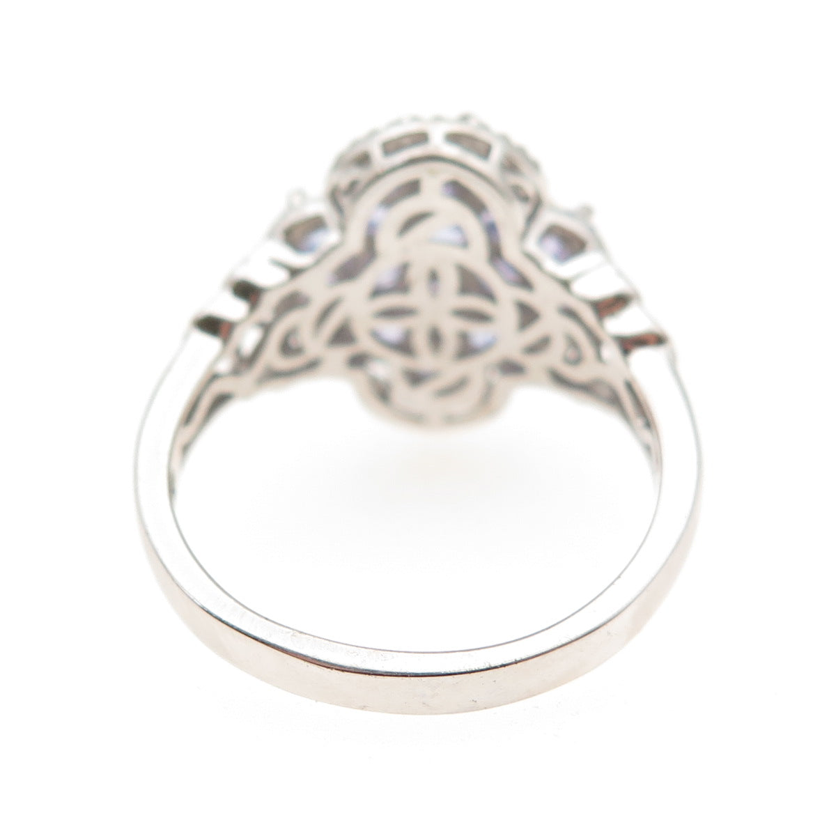 Chuck Clemency 925 Sterling Silver Real Tanzanite Butterfly Ring Size 8