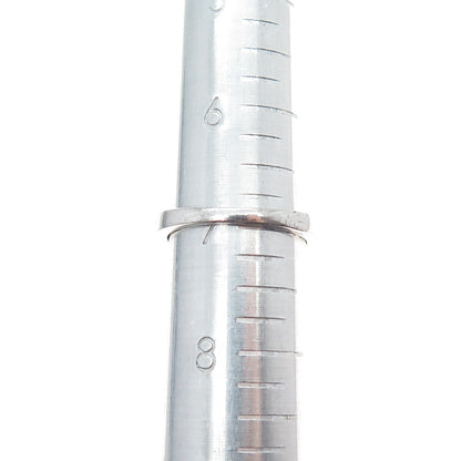 925 Sterling Silver Real Round-Cut Diamond Infinity Promise Ring Size 7