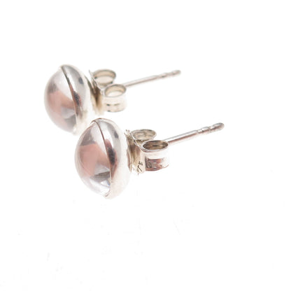 Pandora 925 Sterling Silver Clear Crystal April Birthstone Droplet Stud Earrings