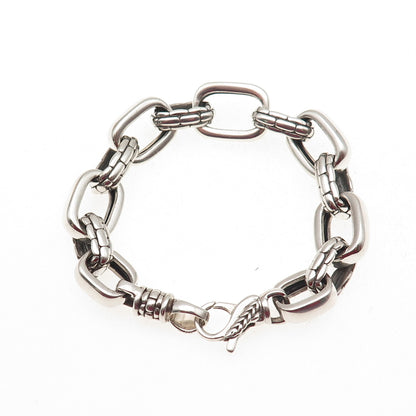 JAI by John Hardy 925 Sterling Silver Oval Link Bracelet 6.25"