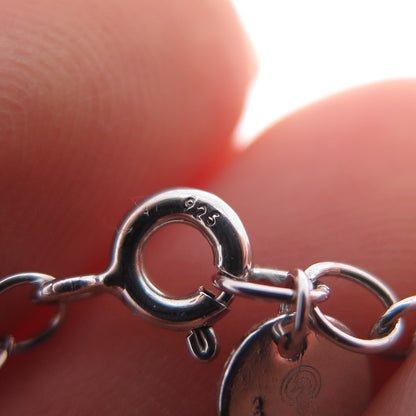 925 Sterling Silver 2-Tone Round-Cut C Z Floral Leaf Cable Chain Necklace 16-18"