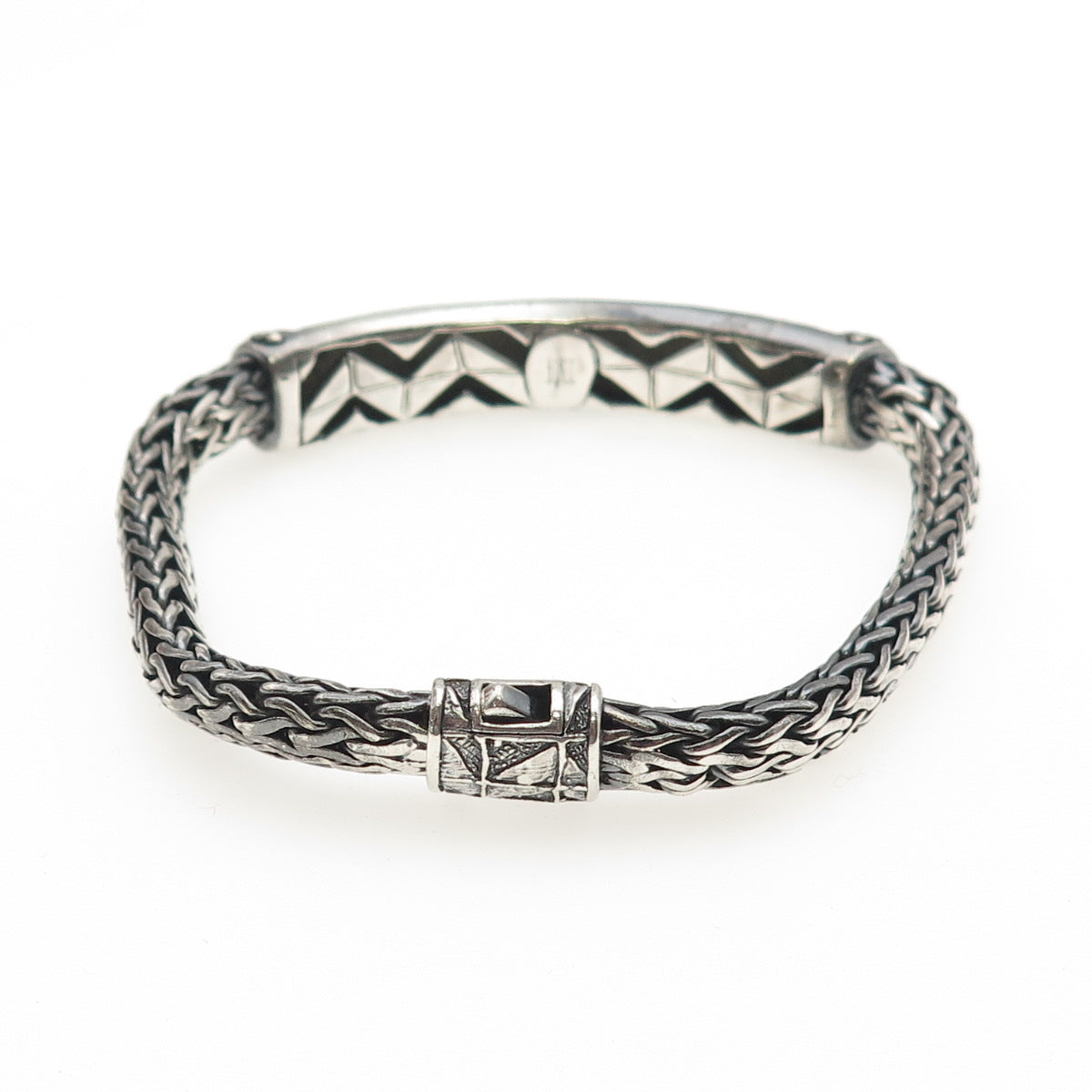 JOHN HARDY 925 Sterling Silver Vintage Classic Chain ID Bracelet 8"