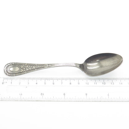 WHITING MFG CO. 925 Sterling Silver Antique Victorian 1890 Laureate Teaspoon
