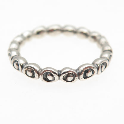 PANDORA 925 Sterling Silver Celebration Band Ring Size 7.5