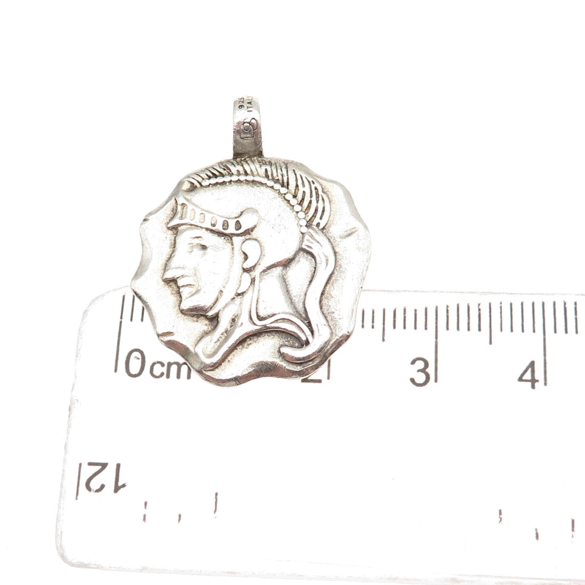 925 Sterling Silver Vintage Italy Athena Goin Charm Pendant