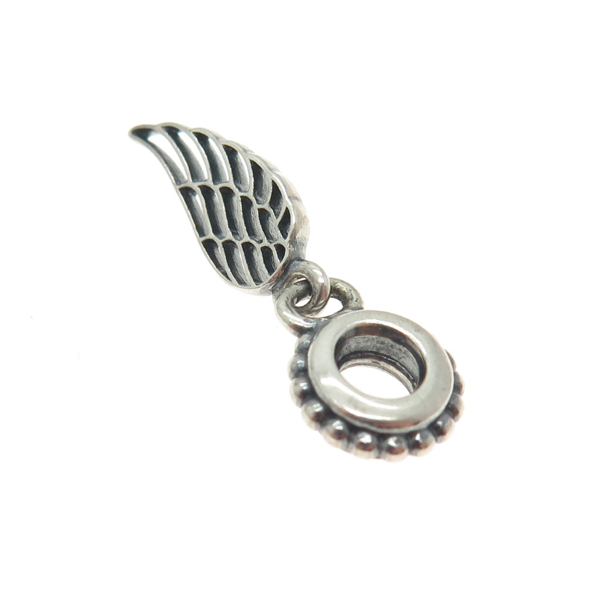 PANDORA 925 Sterling Silver Angel Wing Dangle Charm