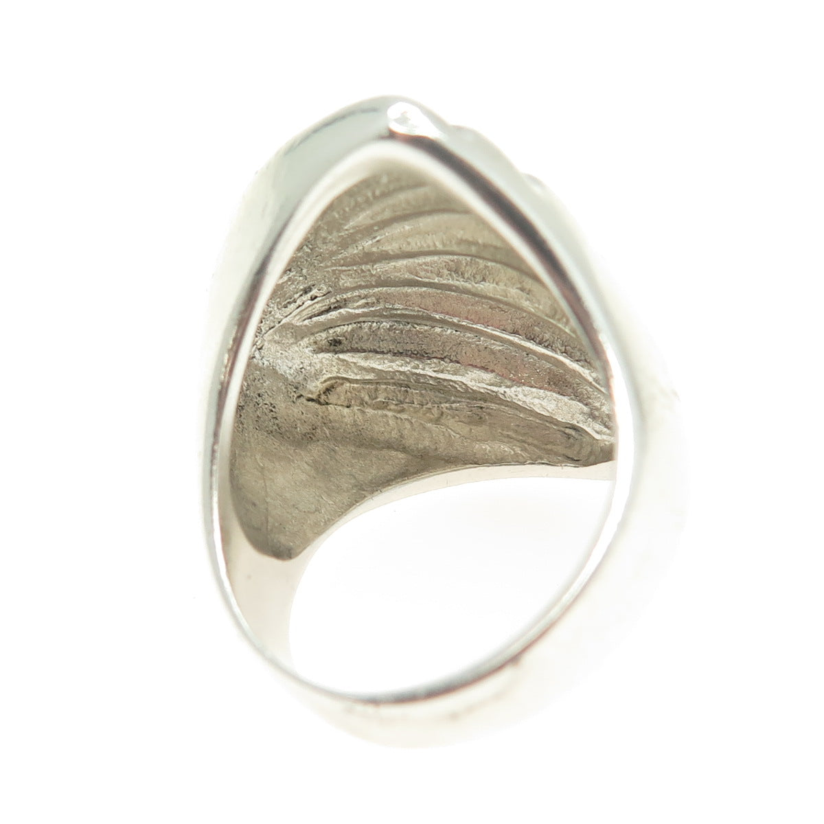 ESPO Joseph Esposito 925 Sterling Silver Vintage Seashell Ring Size 7.75