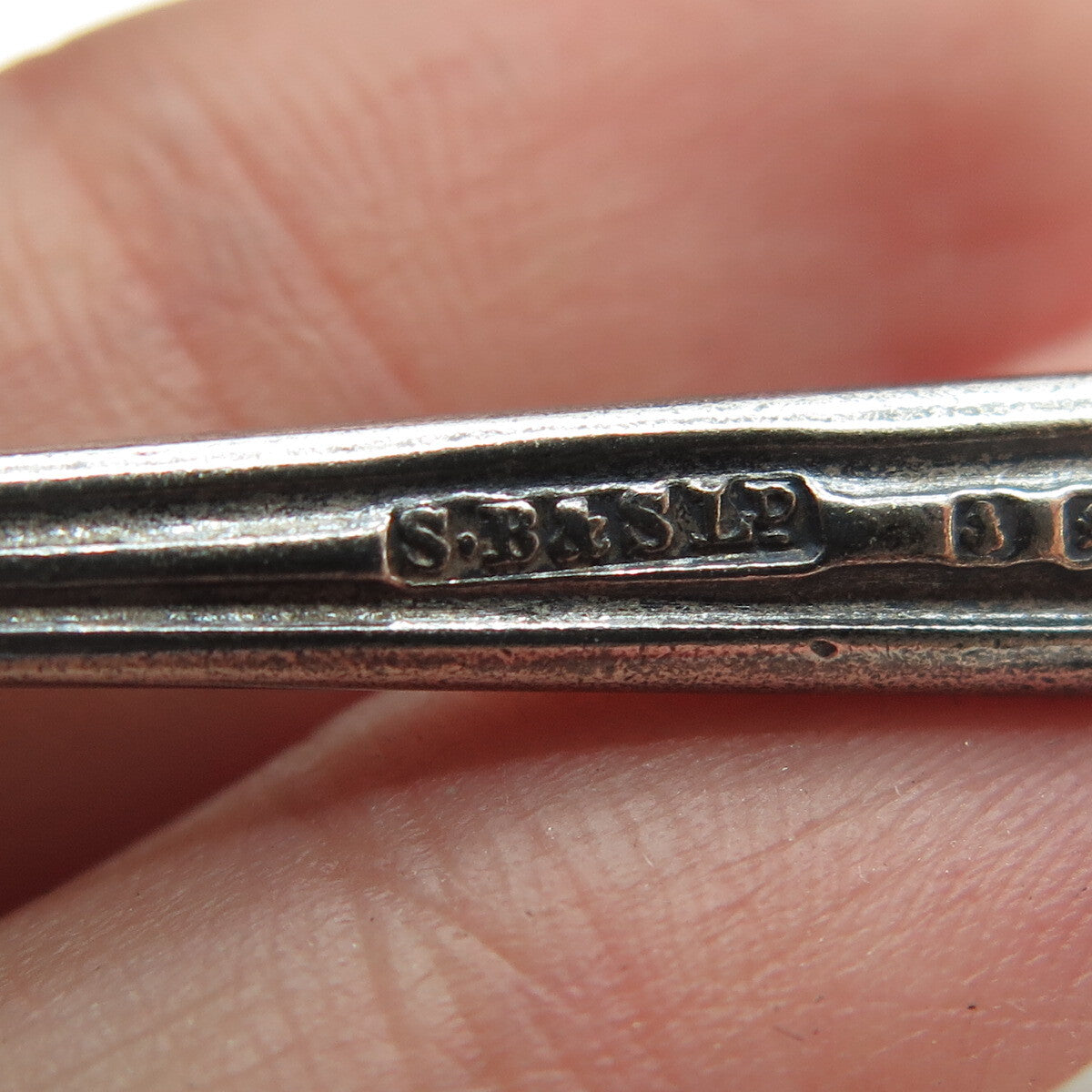 S. BLANCKENSEE & SON Sterling Silver Antique 1900 Birmingham Oxford Coffee Spoon