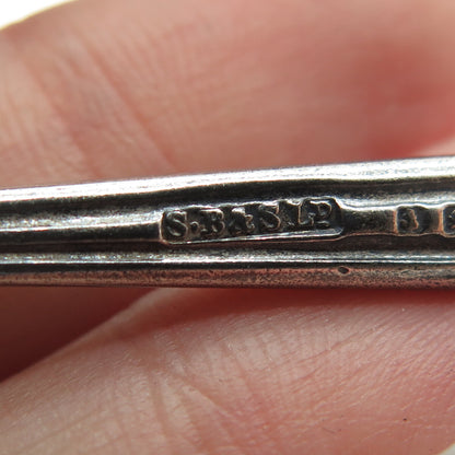 S. BLANCKENSEE & SON Sterling Silver Antique 1900 Birmingham Oxford Coffee Spoon
