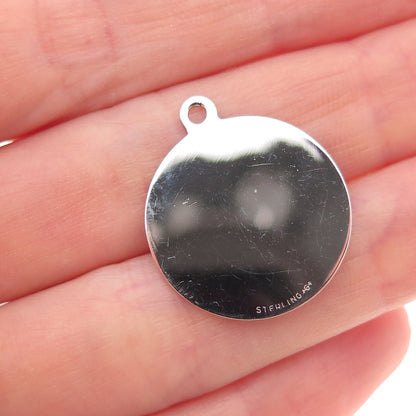 Griffith & Sons 925 Sterling Silver Vintage A Date To Remember Charm Pendant