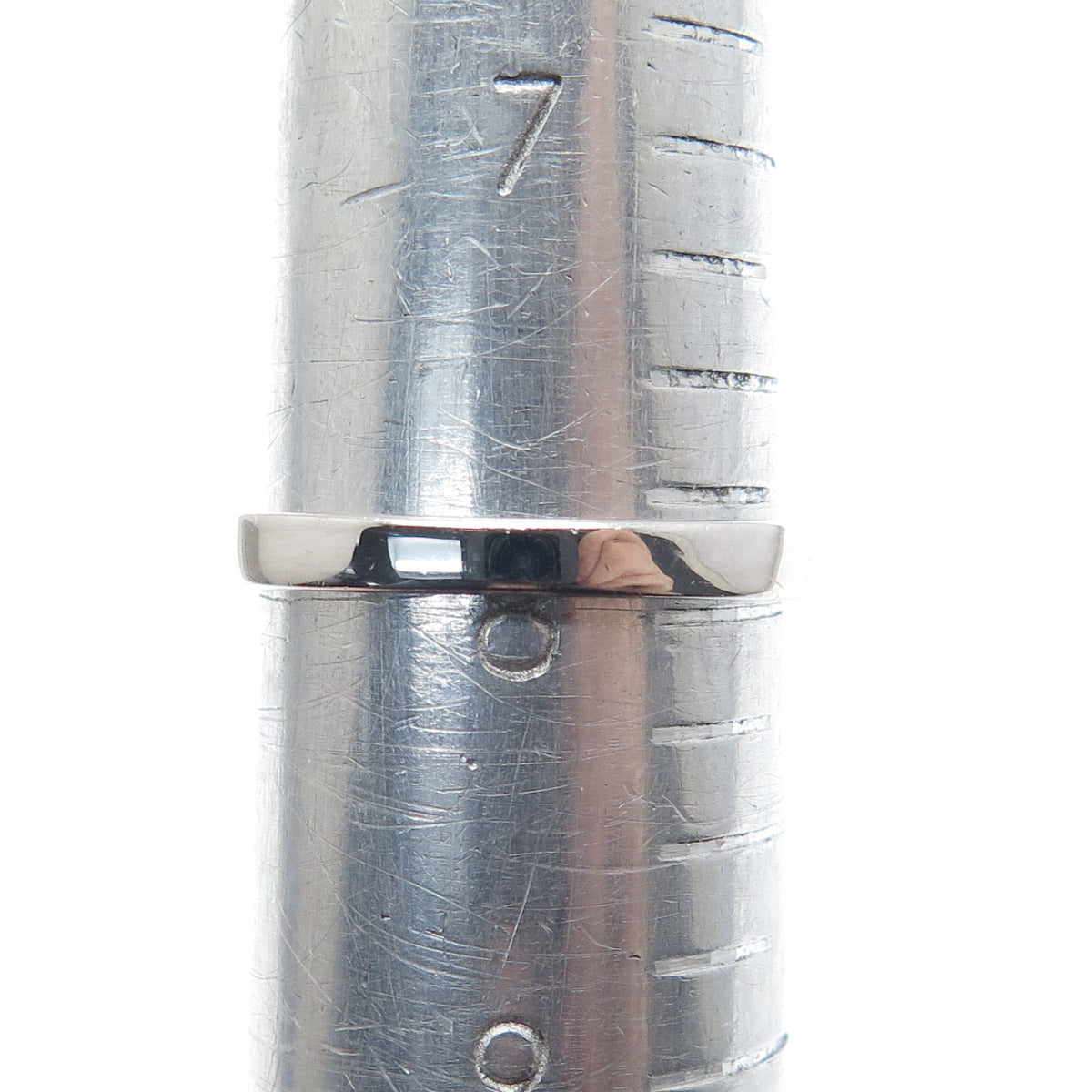 925 Sterling Silver Princess & Round-Cut C Z Engagement Ring Size 8