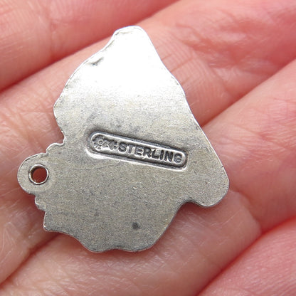 MAISELS INDIAN TRADING Sterling Silver Vintage South Carolina Mini Charm Pendant