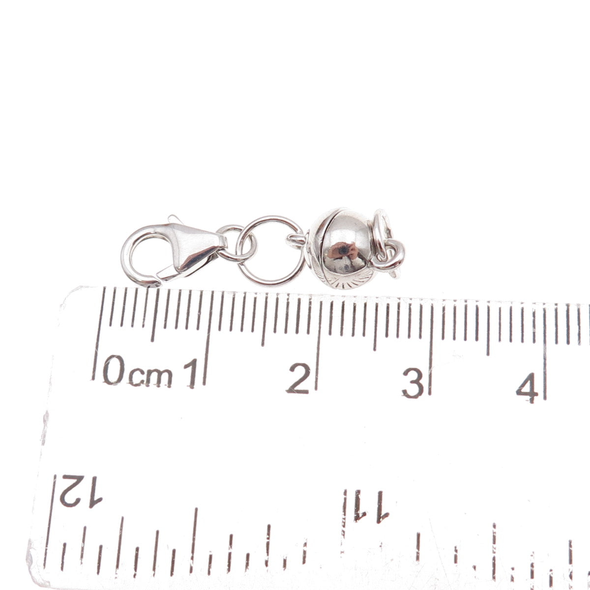 Seiden Gang 925 Sterling Silver Bracelet Necklace Lobster & Magnetic Lock Clasp