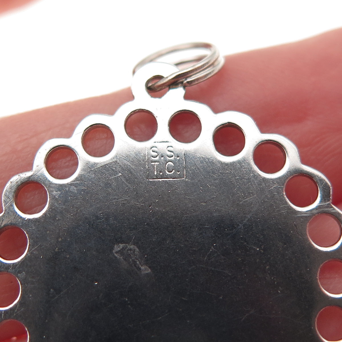 Town & Country 925 Sterling Silver Vintage Happy Birthday Charm Pendant