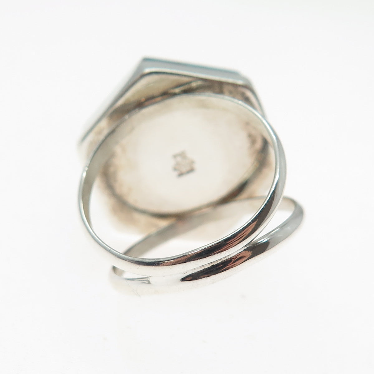 JAY KinG DESERT ROSE Sterling Silver Vintage Real Mohave Turquoise Ring Size 9