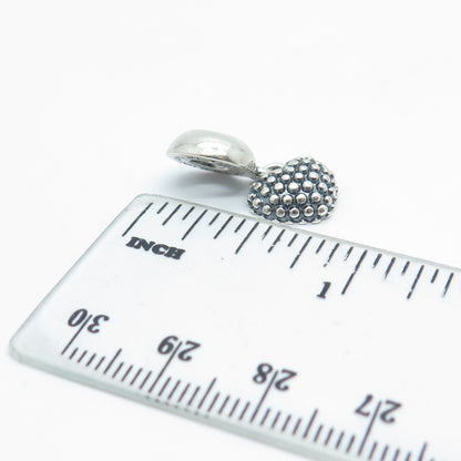 PANDORA 925 Sterling Silver Enamel You & Me / Me & You Heart Charm